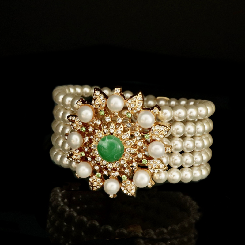 Pearl Cascade Medieval Bracelet