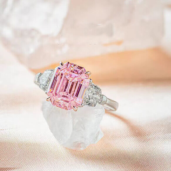 Pink Diamond Engagement Ring1