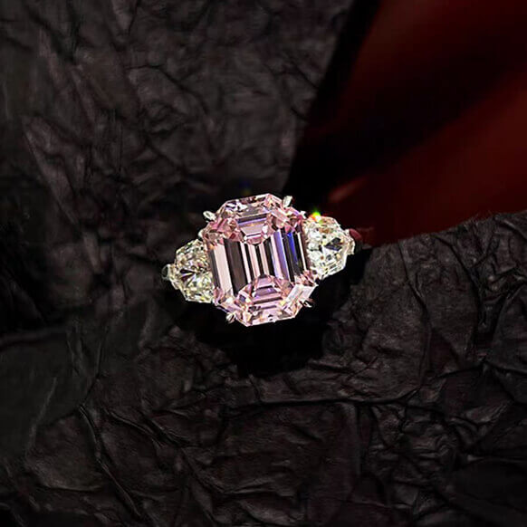 Pink Diamond Engagement Ring7