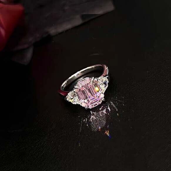 Pink Diamond Engagement Ring2